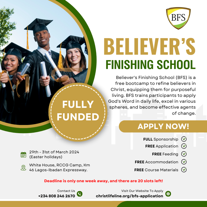 Believers Finishing School (Lagos 2024)